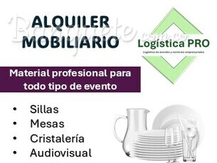 Alquiler de mobiliario