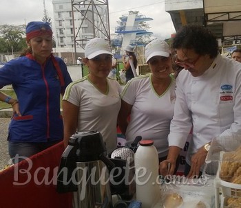 Stand de refrigerios gourmet en la II Feria de oportunidades y negocios Tolima si emprende